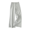 Low-Rise Flared Knit Trousers