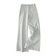 Low-Rise Flared Knit Trousers