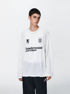 Graphic Print Oversized Long-Sleeve Tee