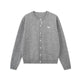 Embroidered Puppy Wool Blend Cardigan