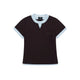 Embroidered V-Neck Layered T-Shirt