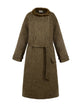 Oversized Mohair Blend Belted Coat