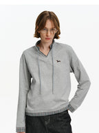 Dachshund Embroidered Layered Sweatshirt
