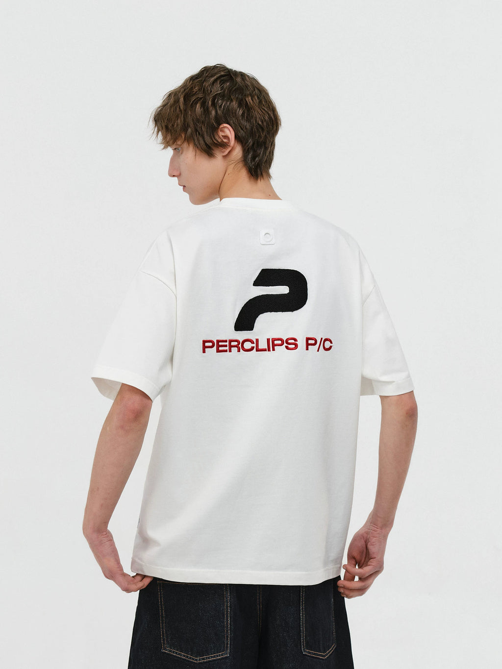 Embroidered Logo Oversized T-Shirt