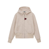 Color-Block Hooded Zip Jacket