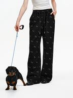 Puppy Print Relaxed Sweatpants