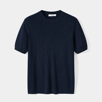 Knitted Crewneck Short Sleeve Tee