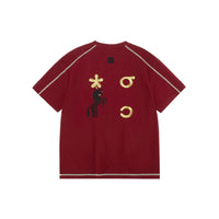 Contrast Stitch Graphic T-Shirt