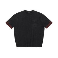 Silk Wool Blend Pocket Knit Top