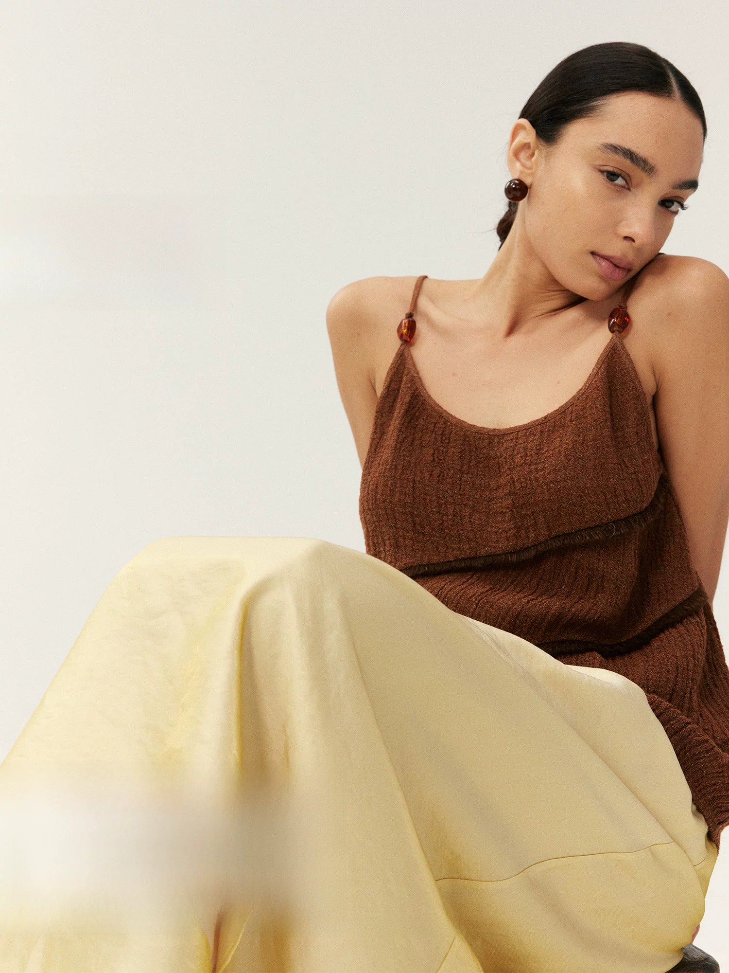 Textured Knit Beaded Camisole