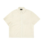 Plaid Short-Sleeve Button-Down Shirt