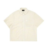 Plaid Short-Sleeve Button-Down Shirt