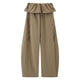 Tie-Waist Wide-Leg Trousers