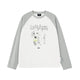 Puppy Graphic Raglan Long-Sleeve Tee