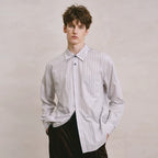 Pure Cotton Striped Button-Down Shirt