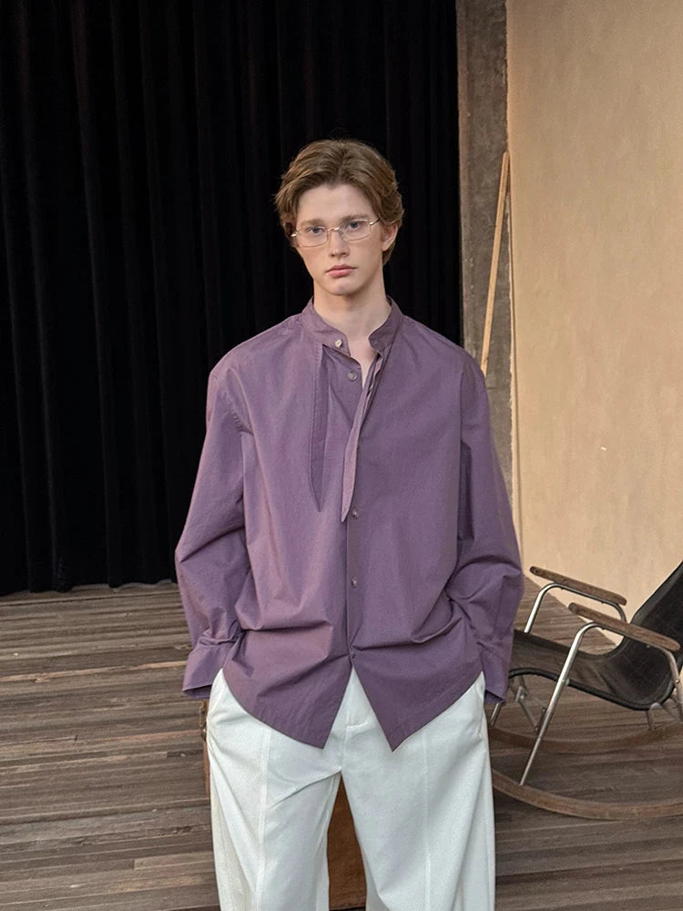 Oversized Cotton Button-Down Shirt