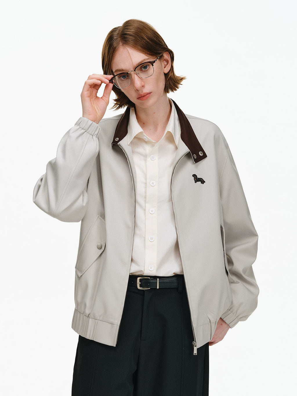 Dachshund Patch Harrington Jacket