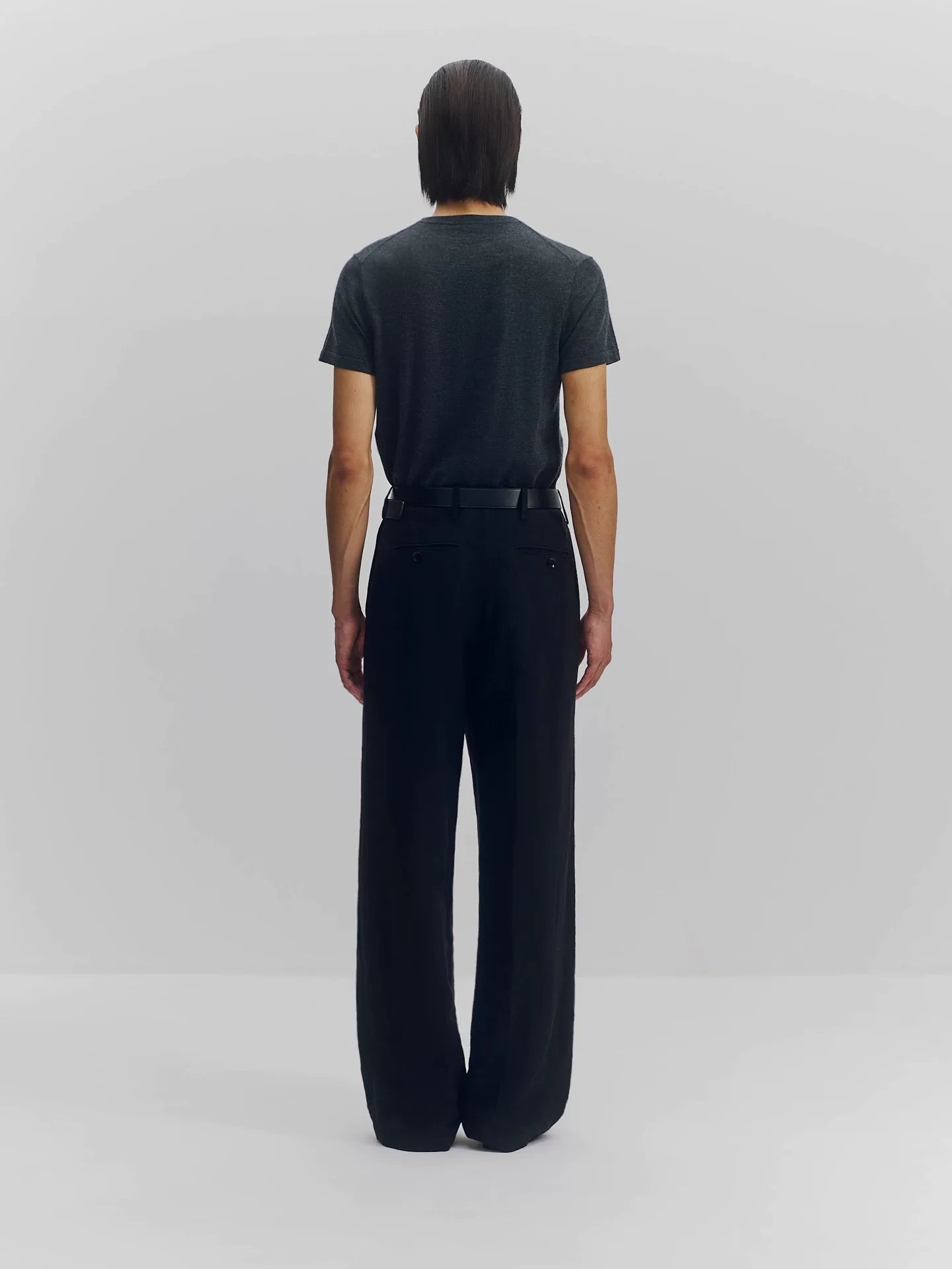 Cashmere Wool Short-Sleeve Knit
