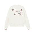 Embroidered Dachshund Crewneck Sweatshirt