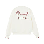 Embroidered Dachshund Crewneck Sweatshirt