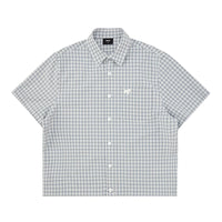 Plaid Short-Sleeve Button-Down Shirt