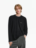 Layered Effect Long Sleeve Graphic Tee