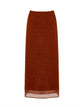 High-Waisted Straight Midi Skirt