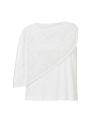 Asymmetrical Mesh Layered Sleeveless Top