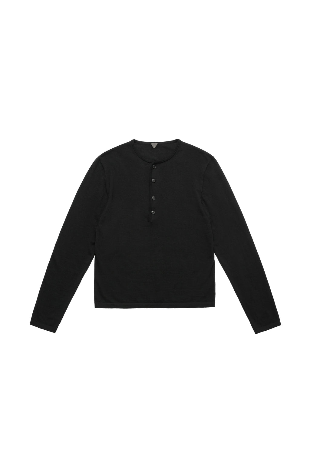 Cashmere Blend Henley Knit Sweater