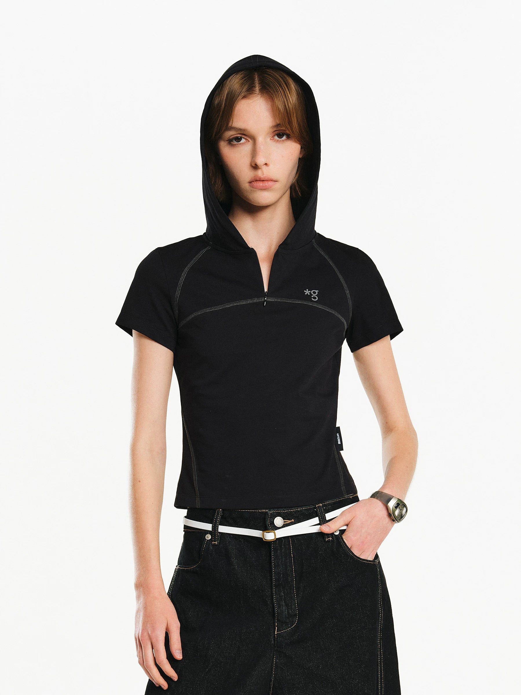 Performance Hooded Short Sleeve Top