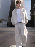 Minimalist Stand-Collar Zip Jacket