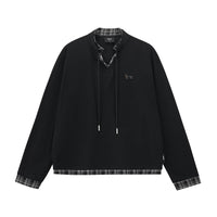 Dachshund Embroidered Layered Sweatshirt