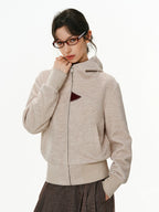 Color-Block Hooded Zip Jacket