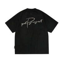 Pearl Embellished Oversized T-Shirt