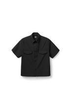 Wool Blend Utility Short Sleeve Shirt