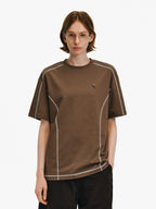 Contrast Stitch Graphic T-Shirt