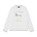 Graphic Print Cotton Crewneck Sweatshirt