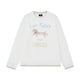 Graphic Print Cotton Crewneck Sweatshirt