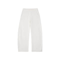 Architectural Wide-Leg Draped Trousers