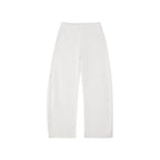 Architectural Wide-Leg Draped Trousers