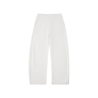 Architectural Wide-Leg Draped Trousers
