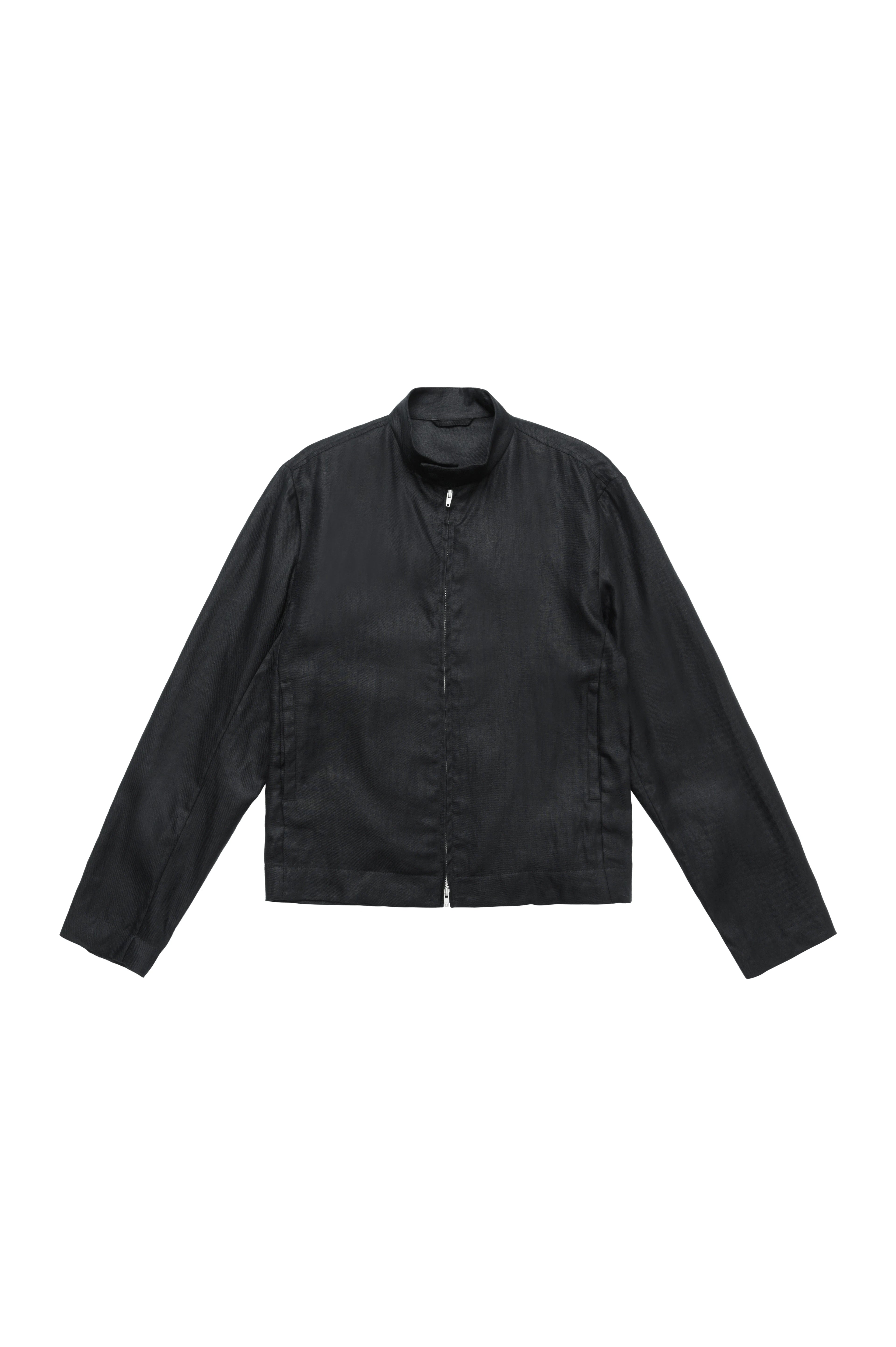 Iguacu Linen Stand Collar Jacket