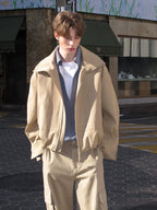 Oversized Zip-Up Utility Jacket