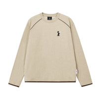 Graphic Print Long-Sleeve Crewneck