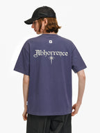 Embroidered Gothic Star Graphic T-Shirt