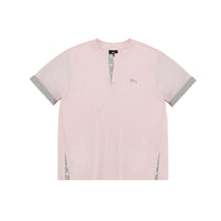 Contrast Trim Henley T-Shirt