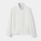 Minimalist Ribbed Zip-Up Jacket