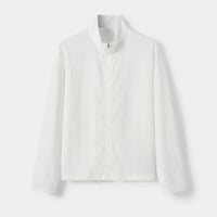 Minimalist Ribbed Zip-Up Jacket