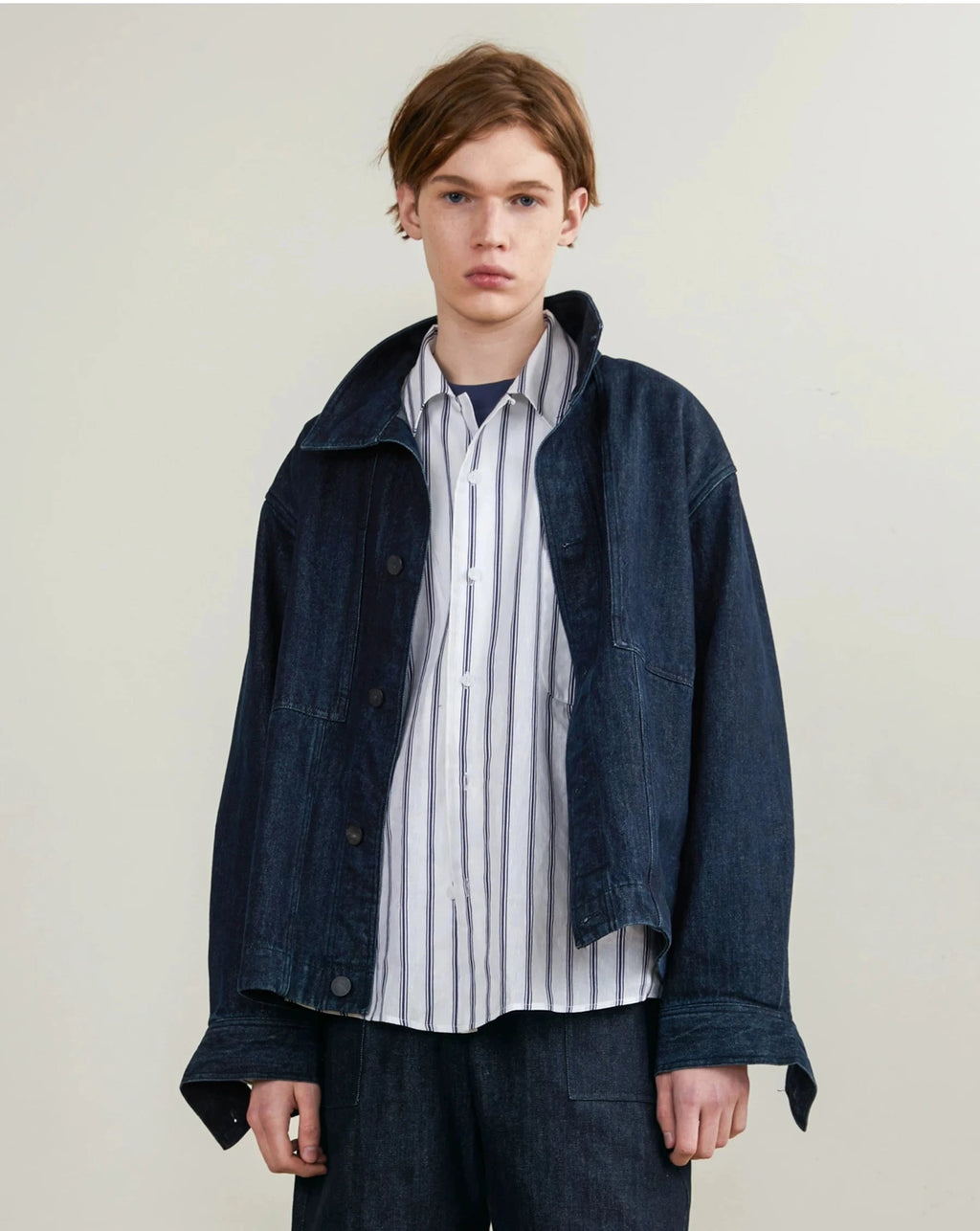 Oversized Indigo Denim Jacket