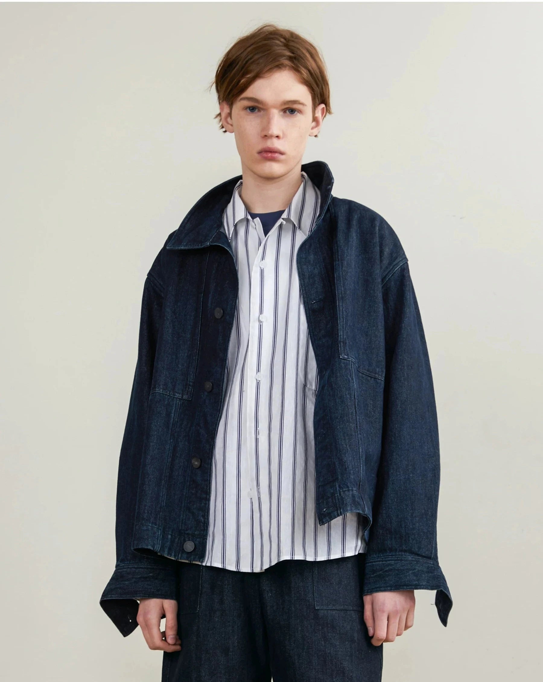 Oversized Indigo Denim Jacket